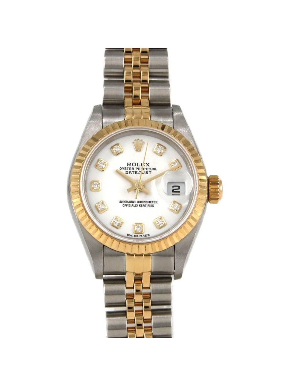 Rolex Datejust Stainless Steel Yellow Gold Automatic Watch